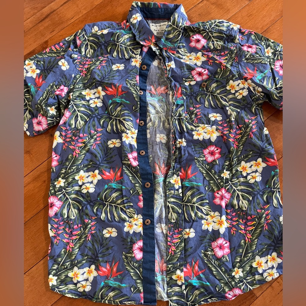 Distortion Floral Hawaiian Shirt